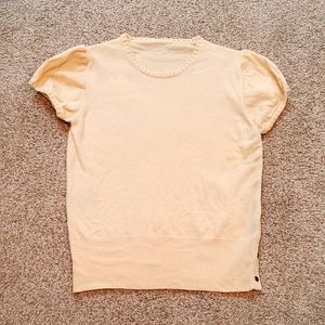 Cream Burberry Merino Wool Sweater Size XS